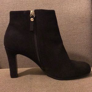 Talbots Brown Suede Ankle Boots Size 7 1/2.